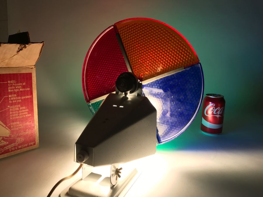 Vintage Penetray Motorized Color Wheel With Box Working [Photo 10]