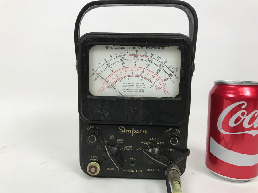 Vintage Simpson Vacuum Tube Voltmeter [Photo 1]