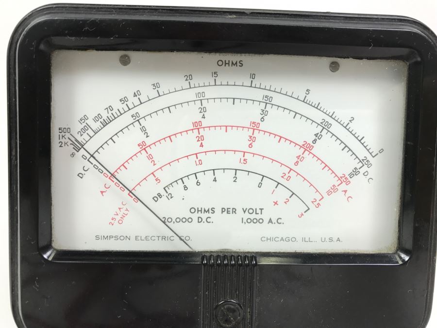 Vintage Simpson Voltmeter [Photo 3]