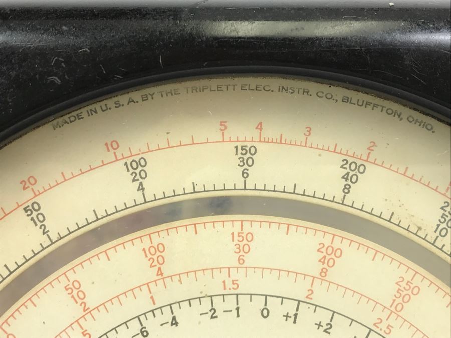 Vintage Triplet Voltmeter