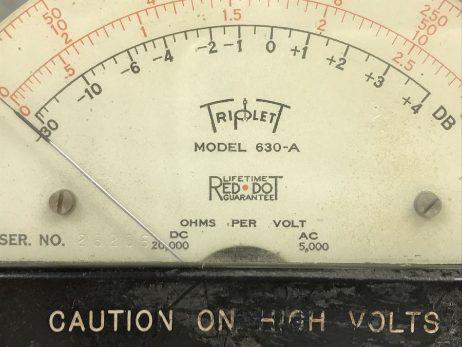 Vintage Triplet Voltmeter [Photo 4]