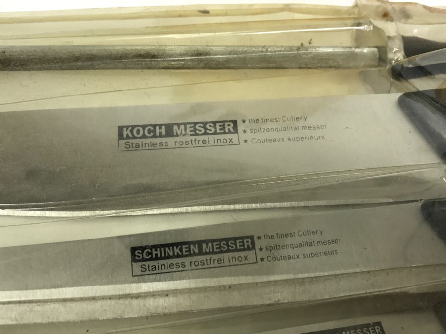 Pair Of Knife Sets With Wooden Knife Holder [Photo 10]