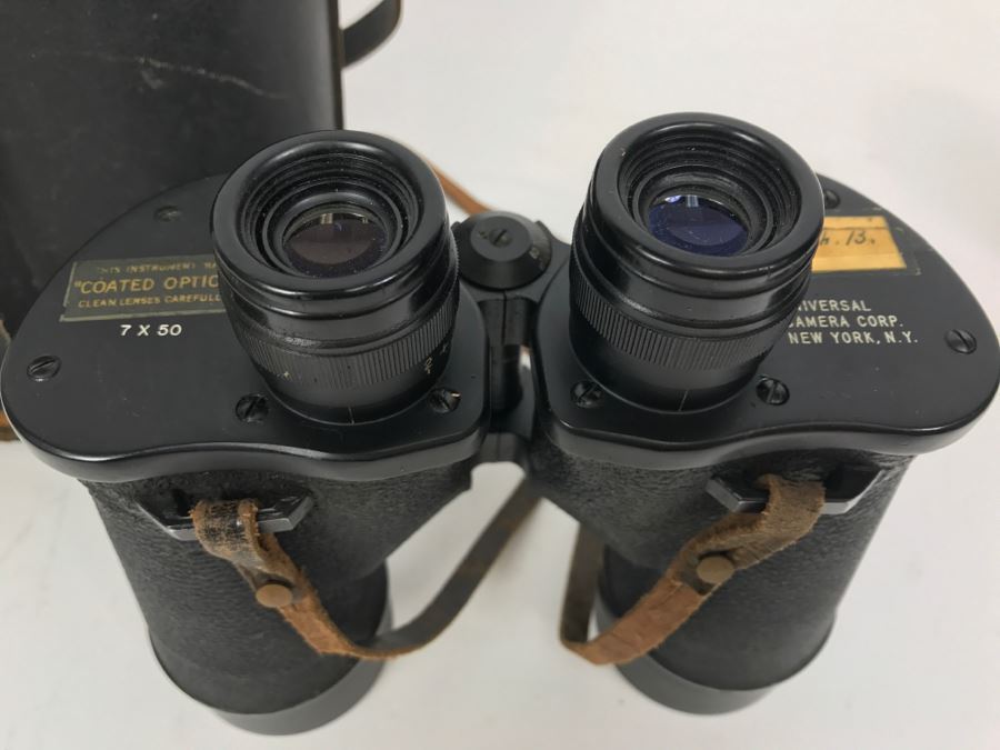 Vintage Universal Camera Corp New York, NY 7 X 50 Coated Optics [Photo 4]