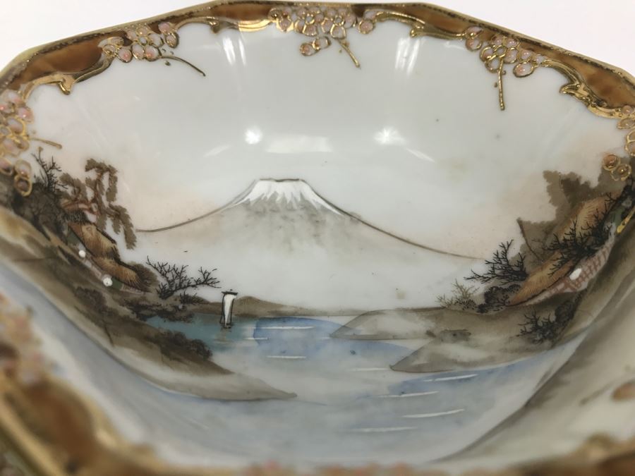 The Yamato NIPPON Hand Painted China Cup And Saucer [Photo 8]