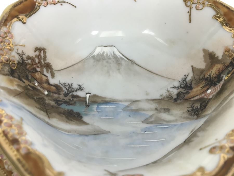 The Yamato NIPPON Hand Painted China Cup And Saucer [Photo 5]