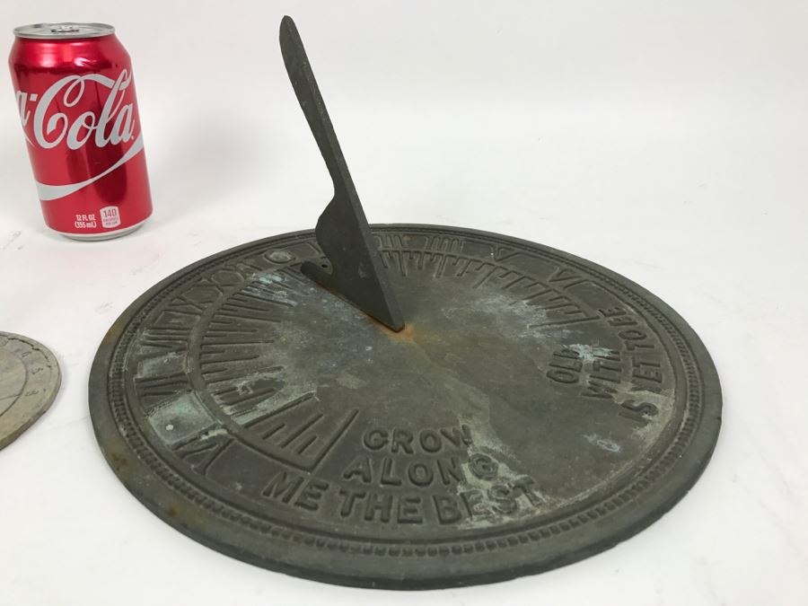 Pair Of Metal Sundials [Photo 2]