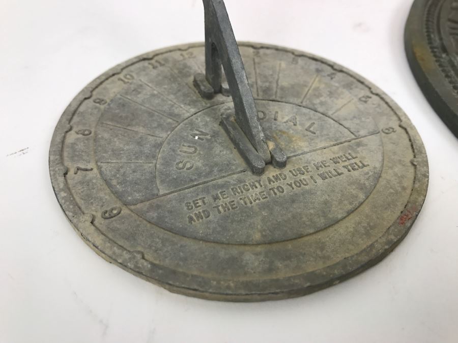 Pair Of Metal Sundials [Photo 5]