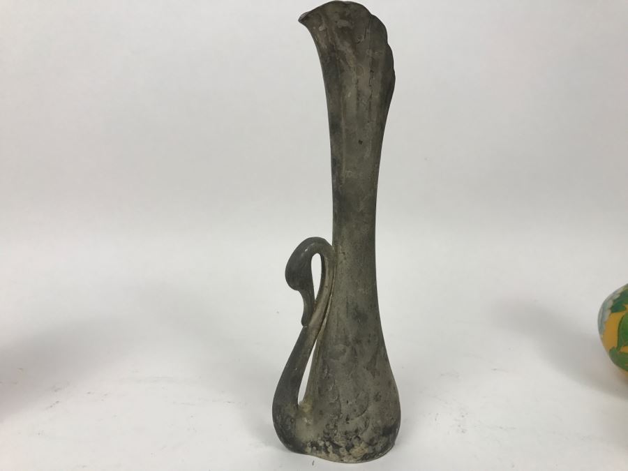 Hand Painted Asian Egg, Lenox Hummingbird And (2) Vases [Photo 15]