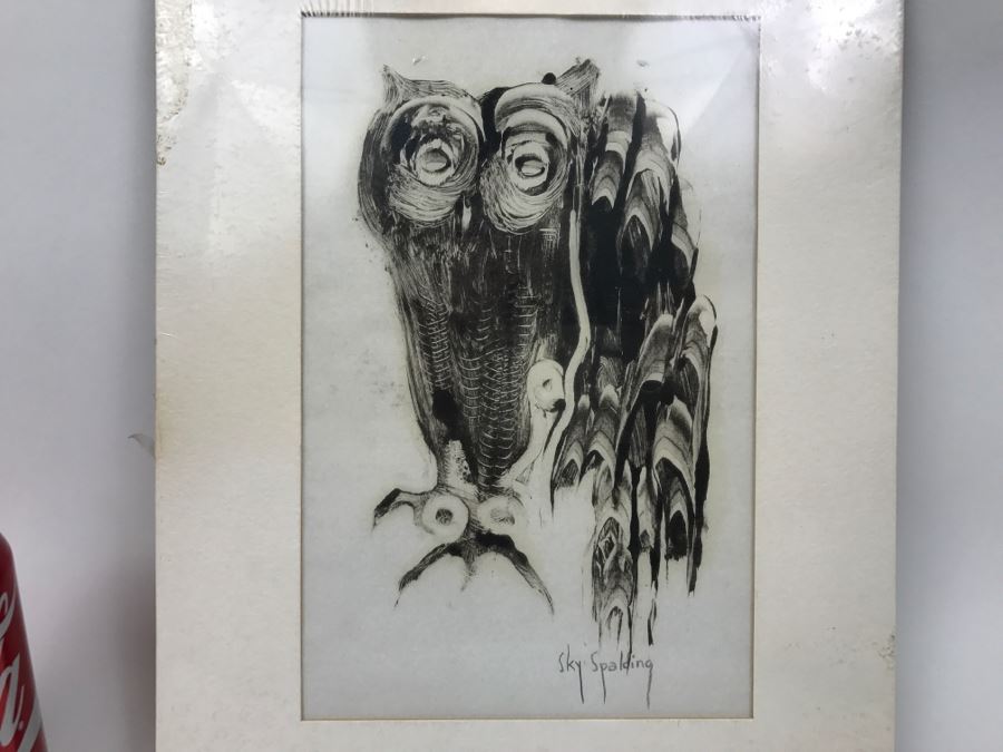 Sky Spalding Original Artwork Of Owl [Photo 4]