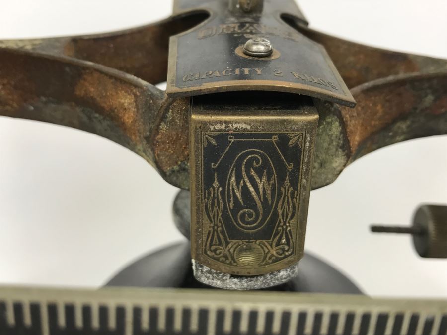 Vintage OHAUS Scale With Weights And Custom Box [Photo 7]