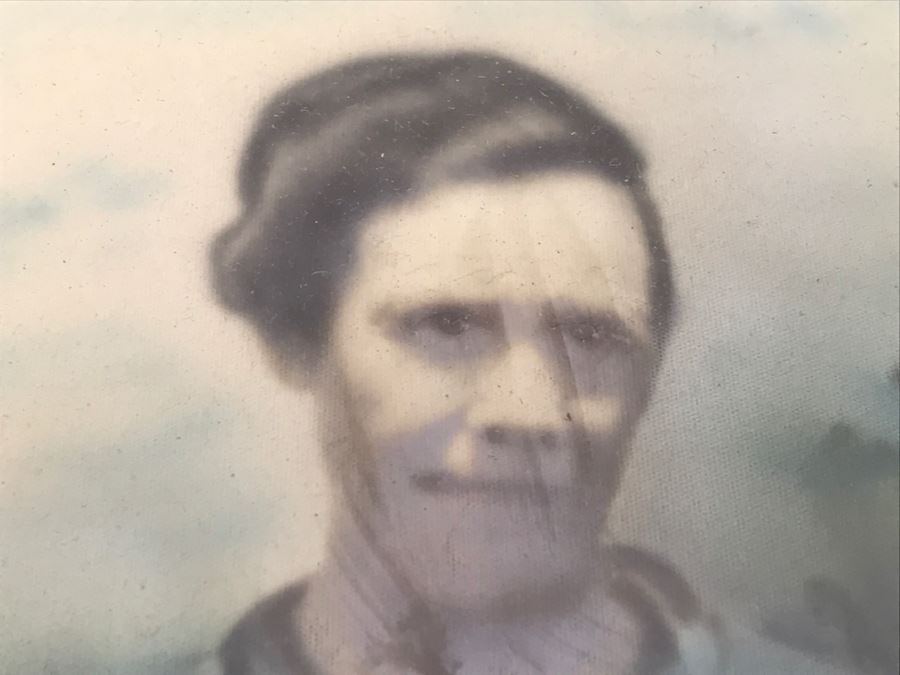 Vintage Colorized Photograph In Vintage Frame With Domed Glass [Photo 4]