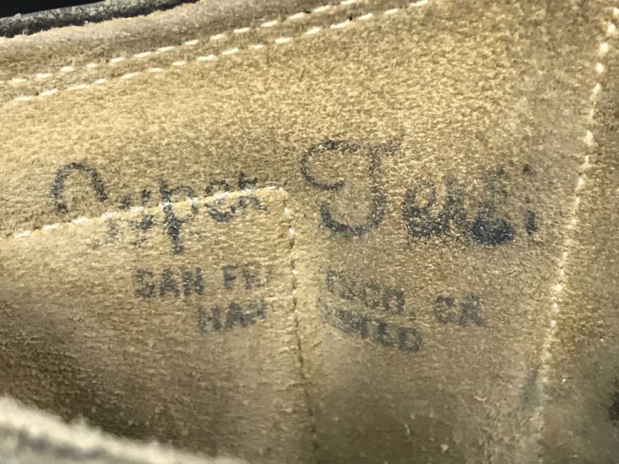 SP Teri Professional Figure Skates His And Her Ice Skates Sheffield Steel Blades Made In England Size 8B And 6 1/2A [Photo 9]