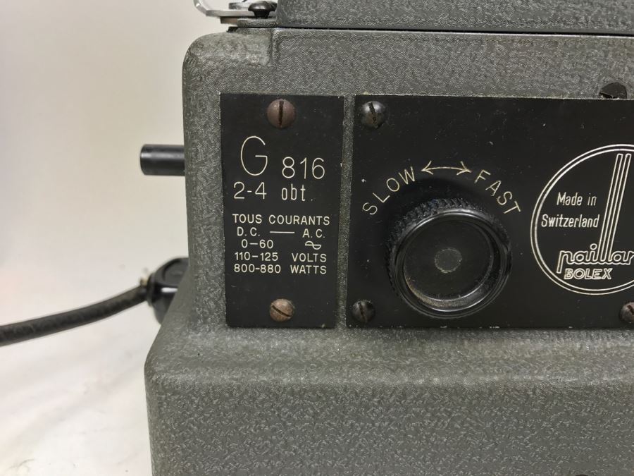 Paillard Bolex Model G Projector With Carrying Case, Manual, Kern Paillard Lenses And Accessories [Photo 8]