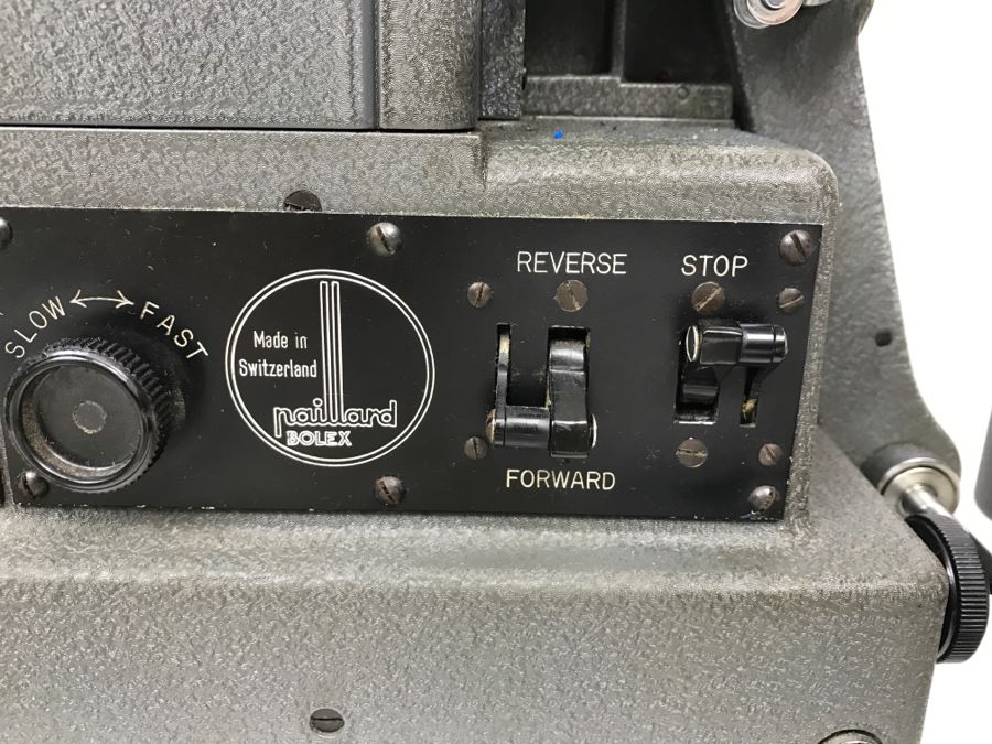 Paillard Bolex Model G Projector With Carrying Case, Manual, Kern Paillard Lenses And Accessories [Photo 10]