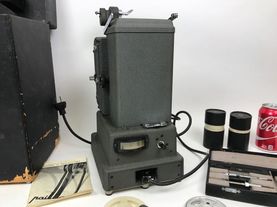 Paillard Bolex Model G Projector With Carrying Case, Manual, Kern Paillard Lenses And Accessories [Photo 19]