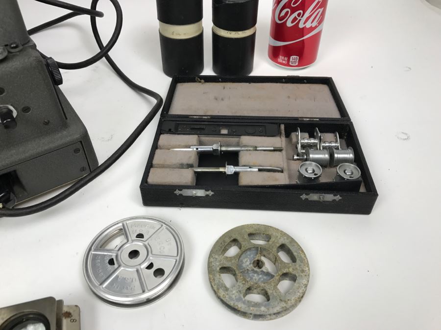 Paillard Bolex Model G Projector With Carrying Case, Manual, Kern Paillard Lenses And Accessories [Photo 23]