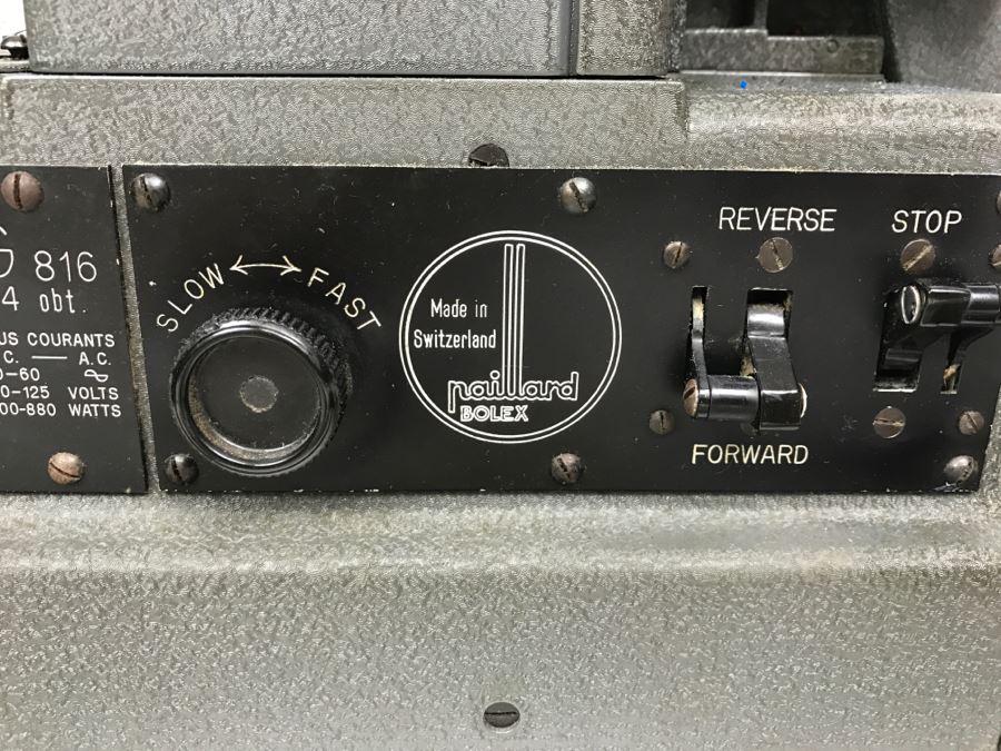 Paillard Bolex Model G Projector With Carrying Case, Manual, Kern Paillard Lenses And Accessories [Photo 9]