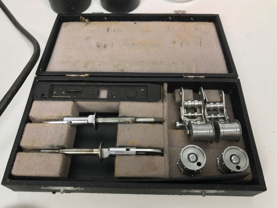 Paillard Bolex Model G Projector With Carrying Case, Manual, Kern Paillard Lenses And Accessories [Photo 24]