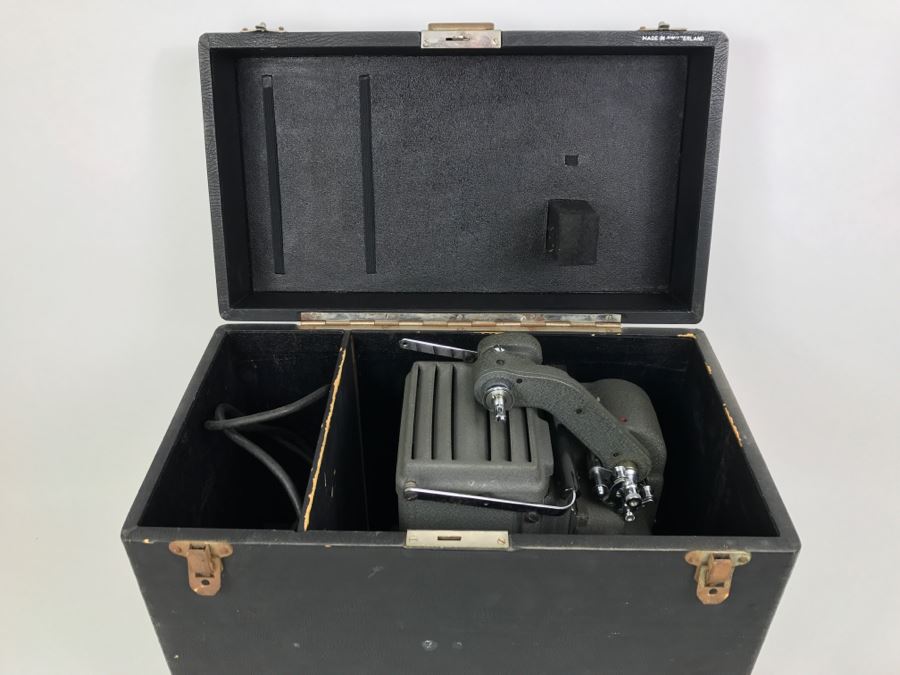 Paillard Bolex Model G Projector With Carrying Case, Manual, Kern Paillard Lenses And Accessories [Photo 4]