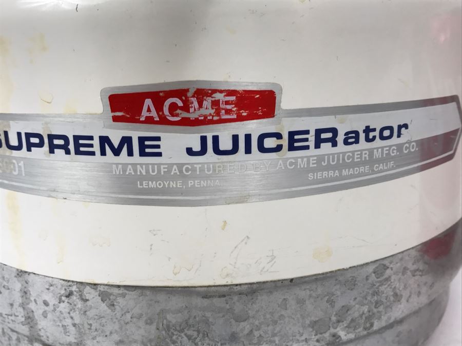 ACME Supreme Juicerator Model 6001 [Photo 4]