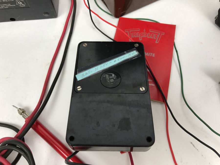 Various Electronic Meters Gauges Including Triplett The Might Mite VOM Model 310-V0M [Photo 22]