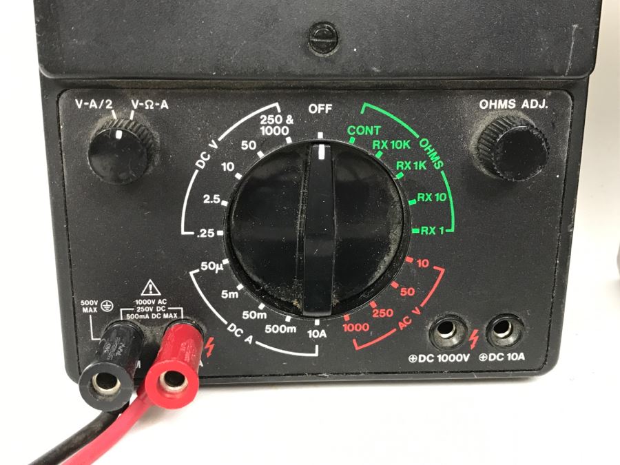 Various Electronic Meters Gauges Including Triplett The Might Mite VOM Model 310-V0M [Photo 18]
