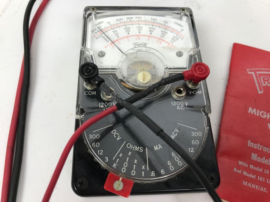 Various Electronic Meters Gauges Including Triplett The Might Mite VOM Model 310-V0M [Photo 4]