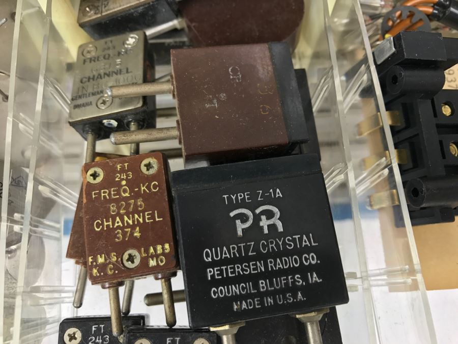 Large Metal Cabinet With Plastic Bins Loaded With Electronic Components - See All Photos [Photo 24]