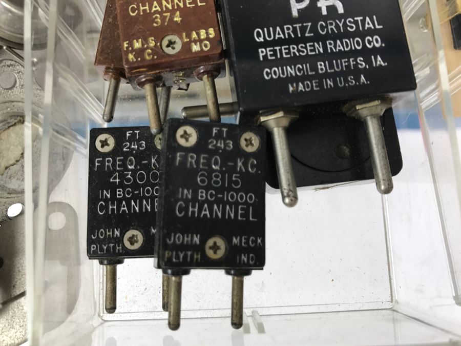 Large Metal Cabinet With Plastic Bins Loaded With Electronic Components - See All Photos [Photo 23]