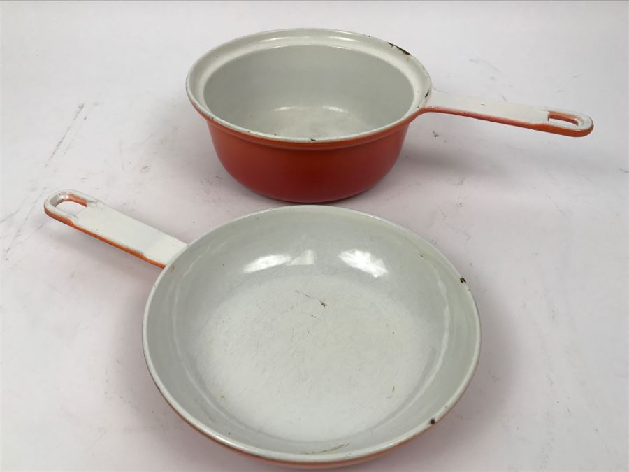 Descoware Belgium Orange Pots [Photo 5]