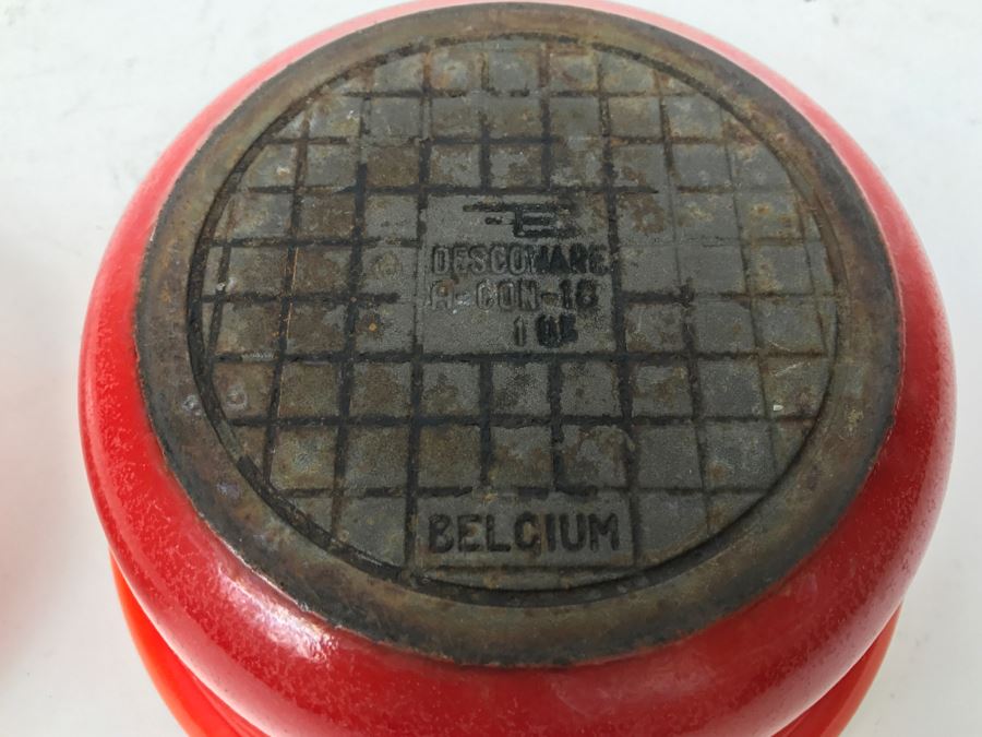 Descoware Belgium Orange Pots [Photo 7]