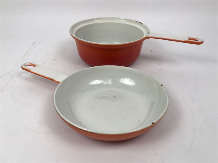 Descoware Belgium Orange Pots [Photo 2]