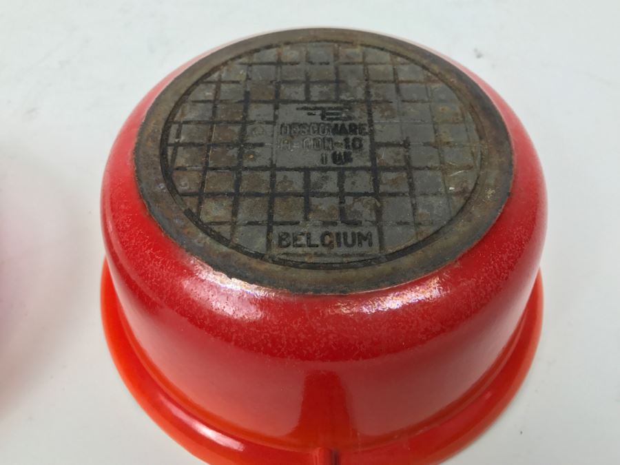 Descoware Belgium Orange Pots [Photo 6]