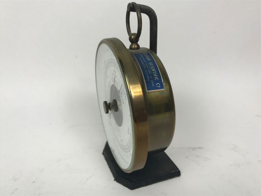 Vintage Airguide Barometer With Stand [Photo 3]