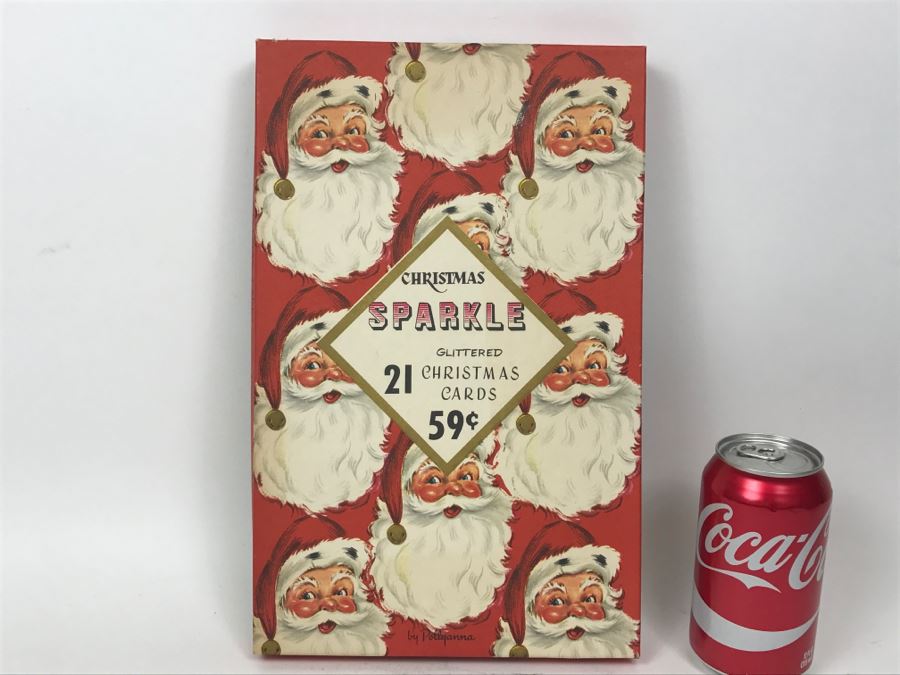 Vintage Christmas Sparkle Christmas Cards Plus Vintage Lincoln Mint Stamps [Photo 11]