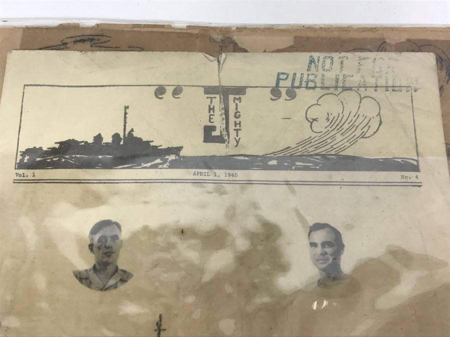 WWII Newsletter, Naval Patch, 1957 Long Beach BSA Patch And Carnation Advertising Presidents Of The U.S. [Photo 7]