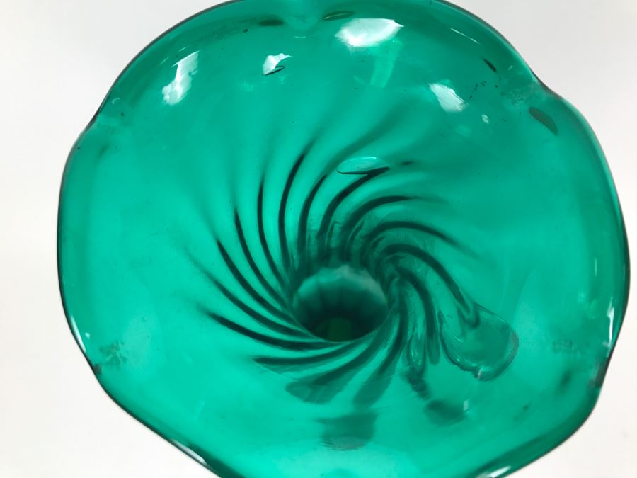 Florentine Original Tall Green Vase Made In Italy [Photo 6]