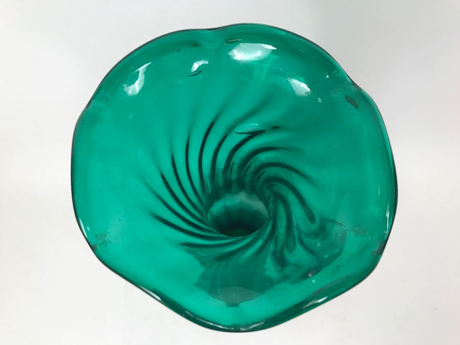 Florentine Original Tall Green Vase Made In Italy [Photo 3]