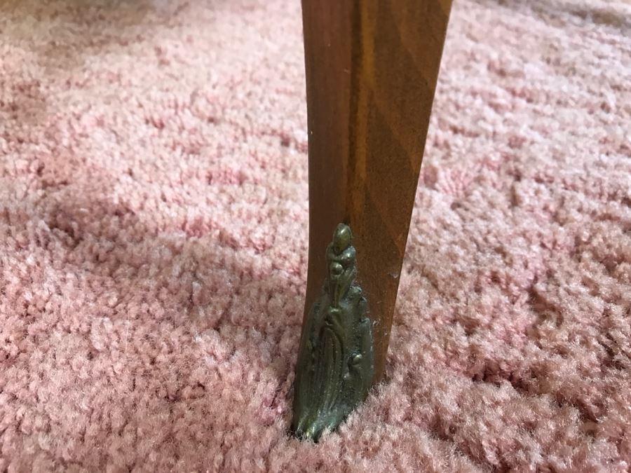 Stunning Italian Designer Wooden Bench And Armchair With Gilt Wood Carvings And Bronze Mounts [Photo 17]