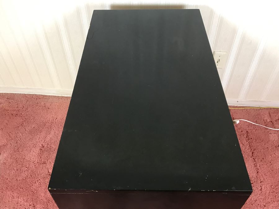Black Hollywood Regency Chest Table [Photo 5]