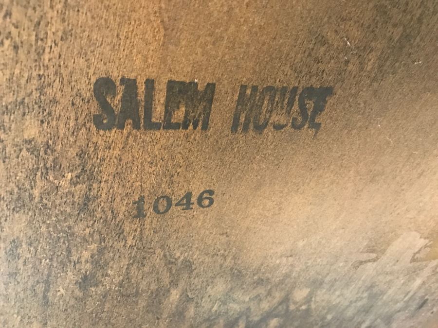 Vintage Pedestal Gaming Table With Four High Back Armchairs By Salem House [Photo 6]