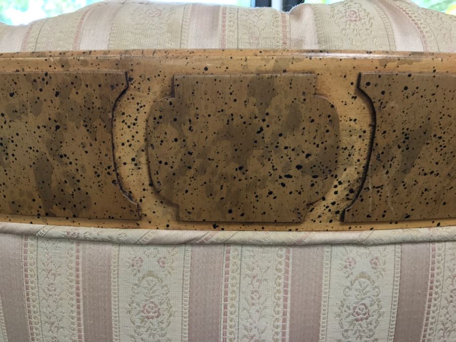 Designer Wooden Upholstered Settee Sofa With Armchair And Throw Pillows [Photo 8]