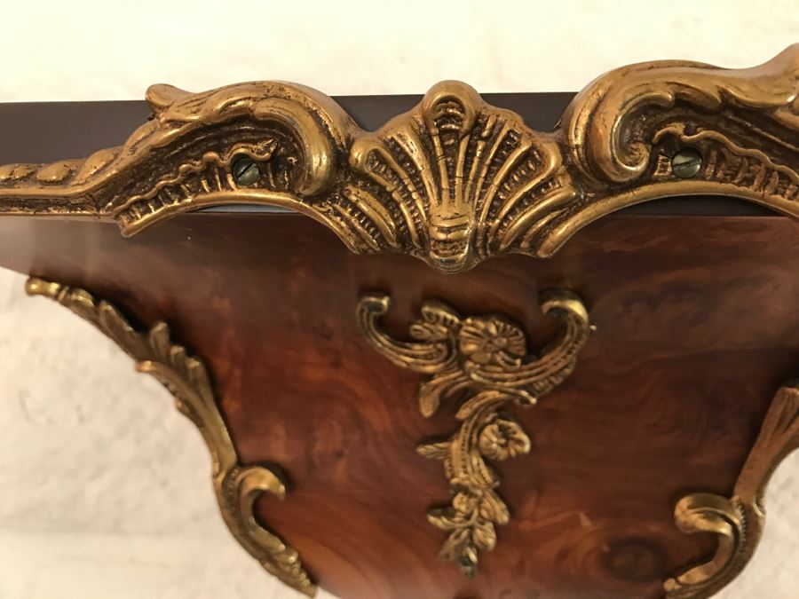Designer Wall Shelf With Gilt Ornamentation [Photo 5]
