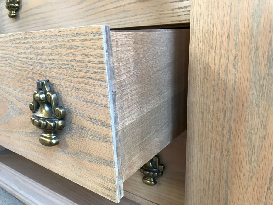 Vintage White Designer Lighted Wooden China Cabinet With Hutch - Matches Dining Table [Photo 11]