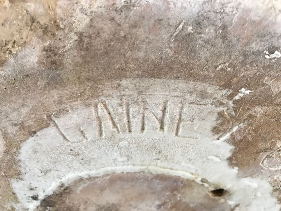 Gainey Ceramics Large Architectural Outdoor Planter Pot White With Jade Plant [Photo 8]