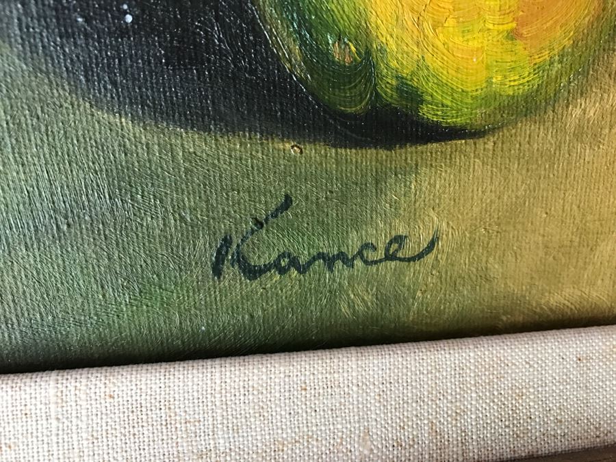 Framed Original Still Life Oil Painting Hand Signed [Photo 4]