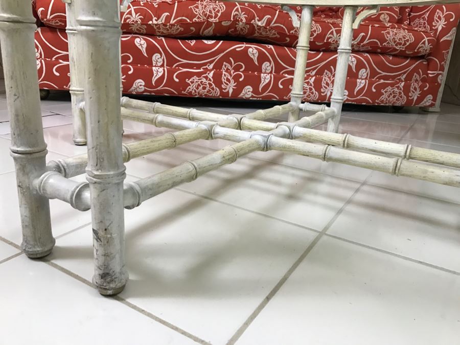 Hollywood Regency Round Coffee Table [Photo 4]