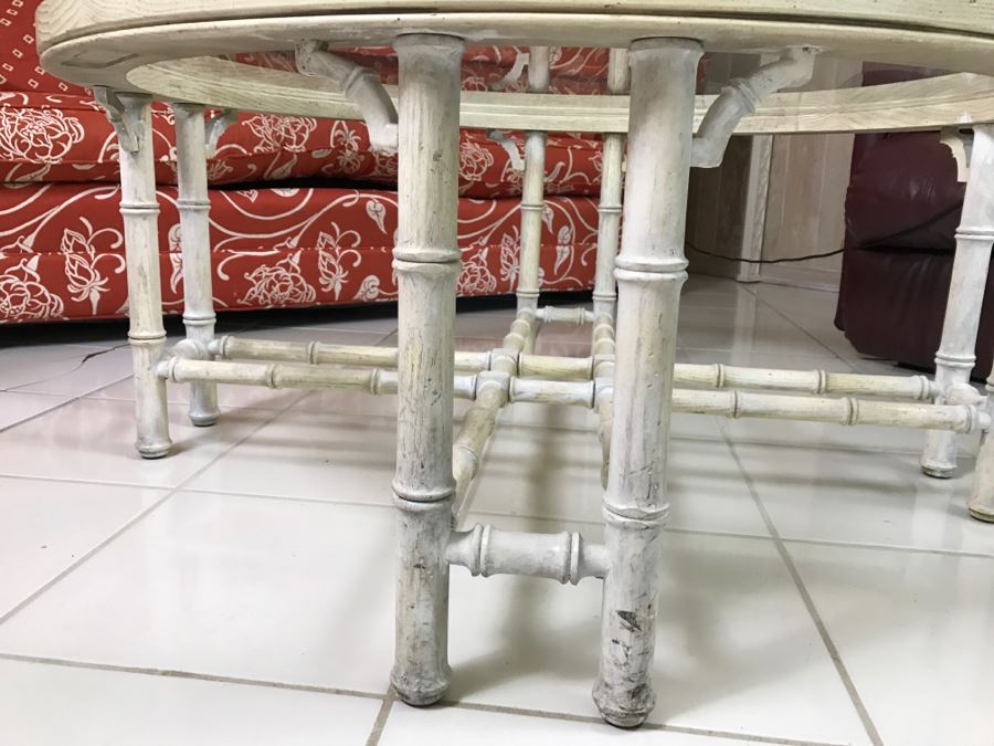 Hollywood Regency Round Coffee Table [Photo 7]