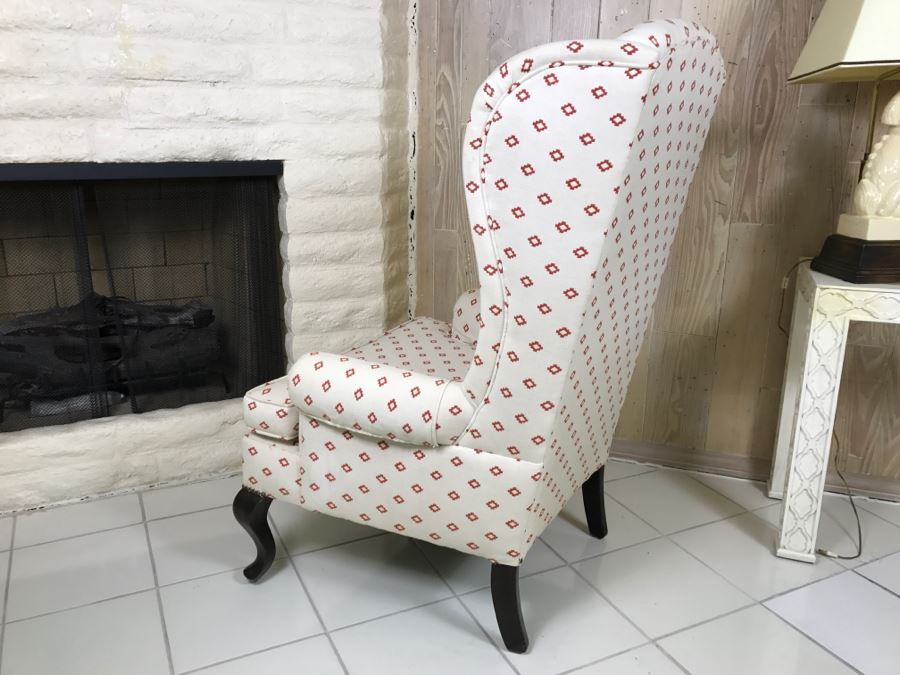 Upholstered Wingback Armchair [Photo 6]