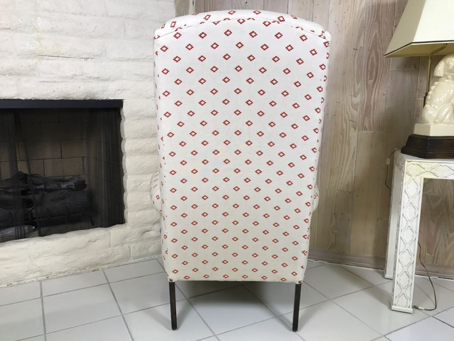 Upholstered Wingback Armchair [Photo 5]